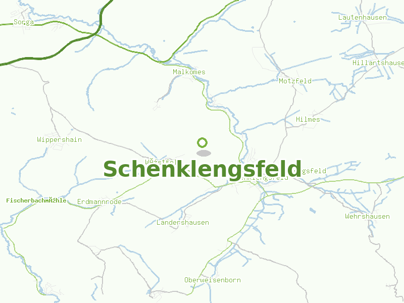 Karte von Schenklengsfeld