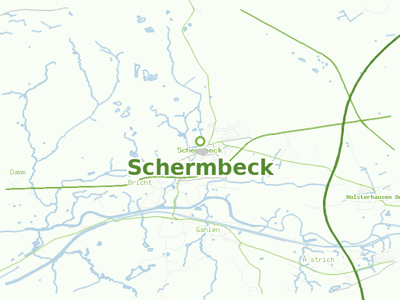 Karte von Schermbeck