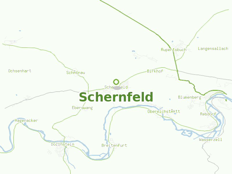 Karte von Schernfeld