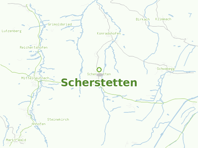 Karte von Scherstetten