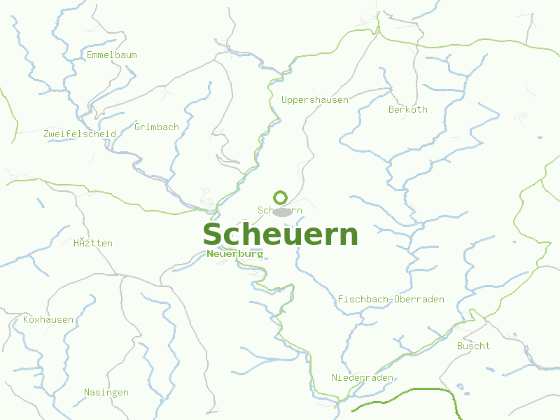 Karte von Scheuern