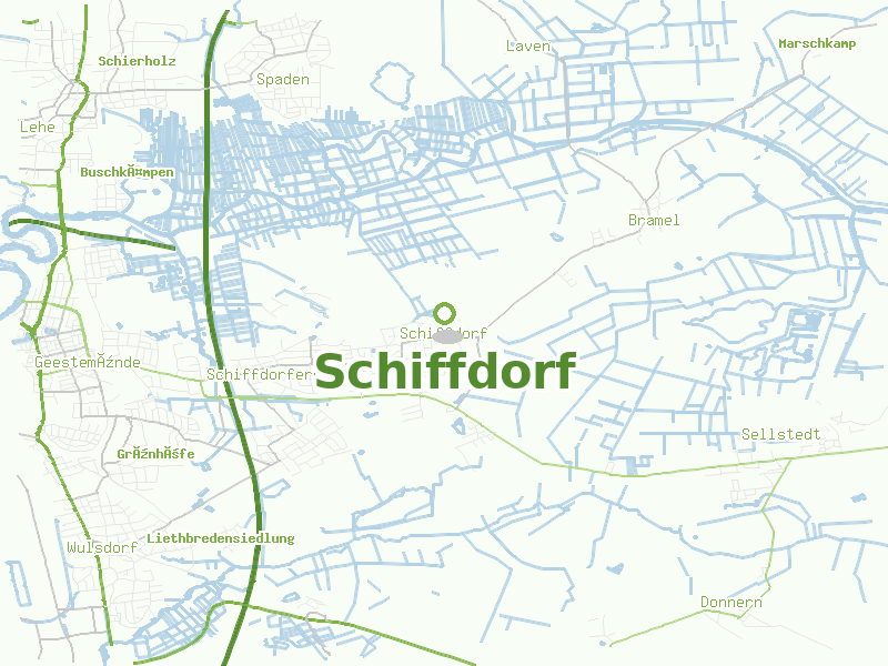 Karte von Schiffdorf