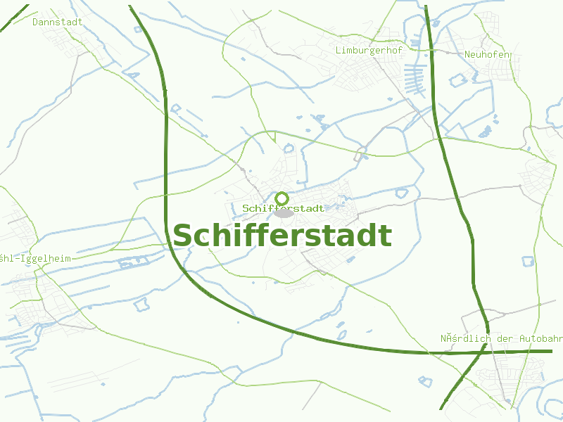 Karte von Schifferstadt