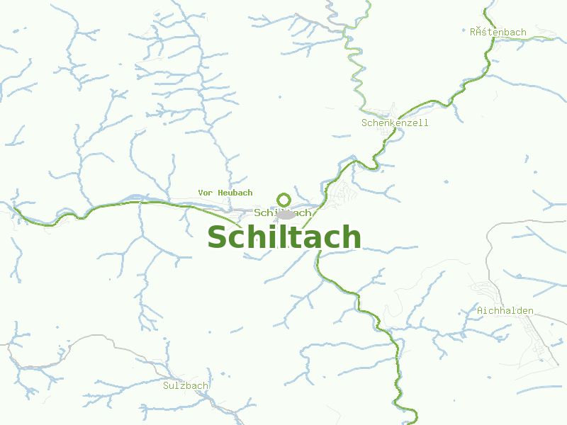 Karte von Schiltach