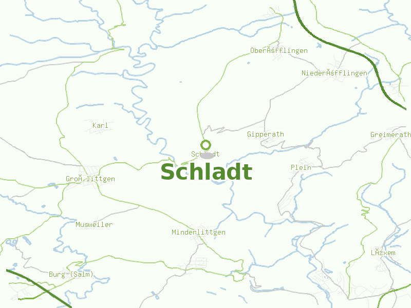 Karte von Schladt