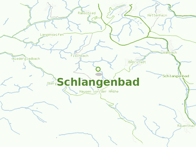 Karte von Schlangenbad