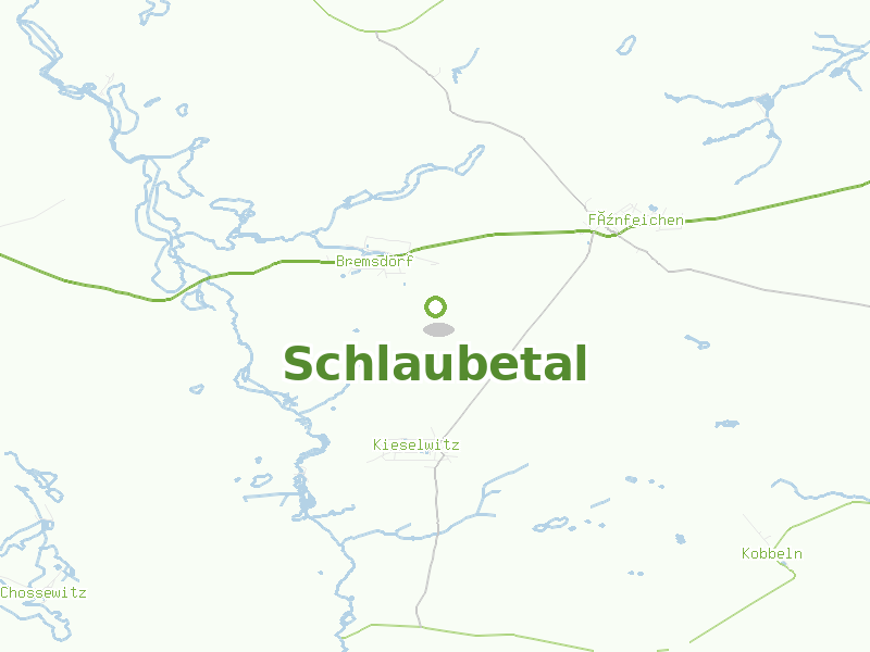 Karte von Schlaubetal