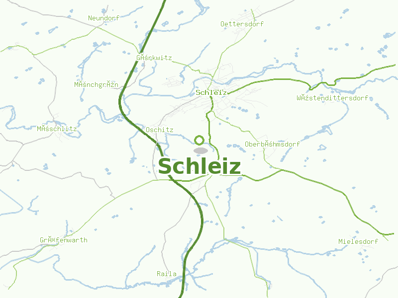 Karte von Schleiz