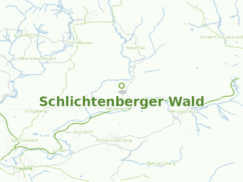 Karte von Schlichtenberger Wald