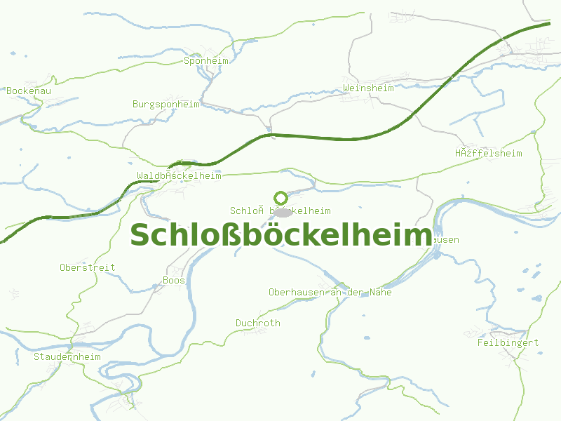 Karte von Schloßböckelheim