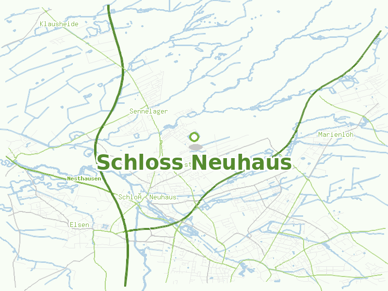 Karte von Schloss Neuhaus