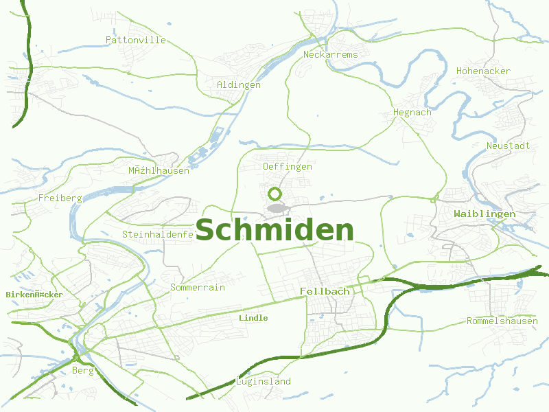 Karte von Schmiden
