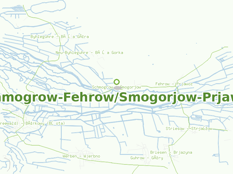 Karte von Schmogrow-Fehrow/Smogorjow-Prjawoz