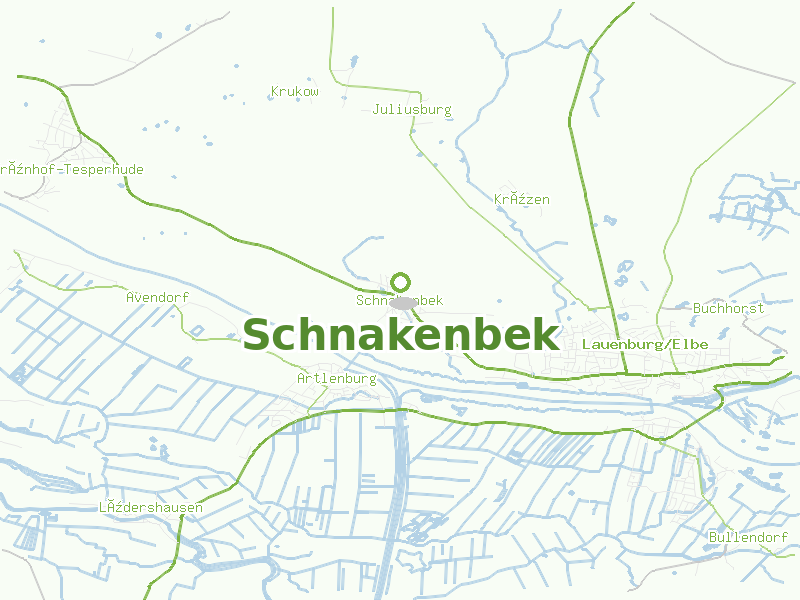 Karte von Schnakenbek