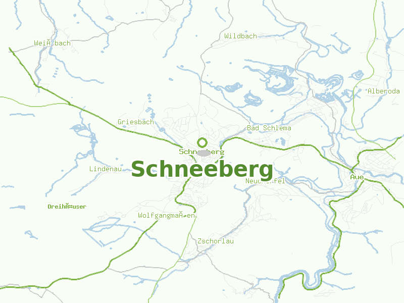 Karte von Schneeberg