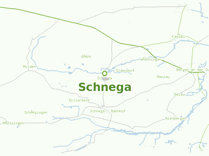 Karte von Schnega