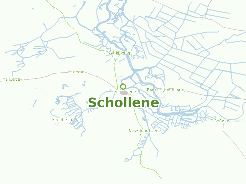 Karte von Schollene