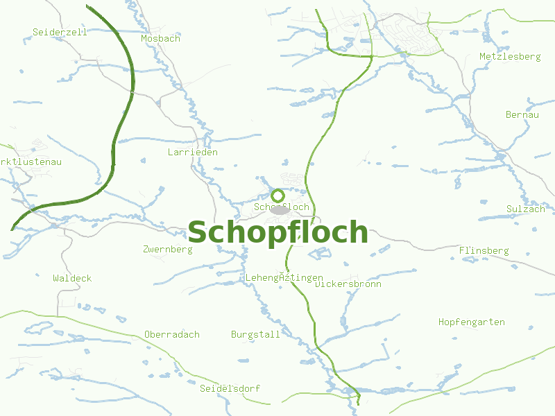 Karte von Schopfloch