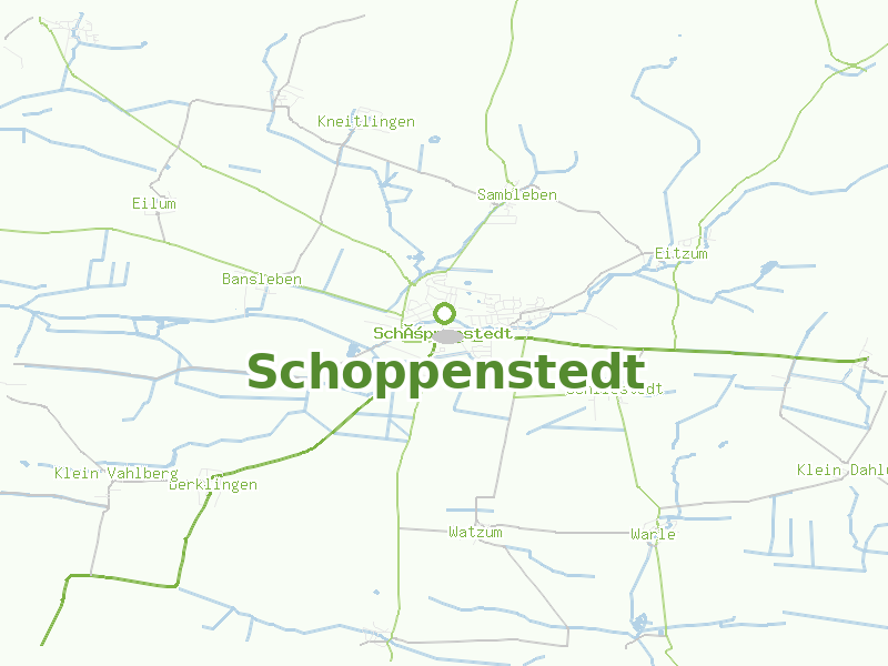 Karte von Schoppenstedt