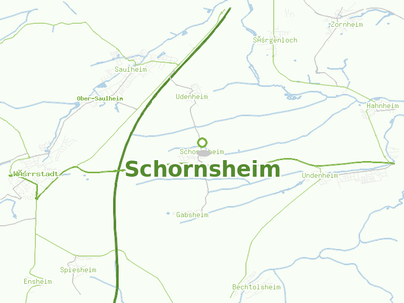 Karte von Schornsheim
