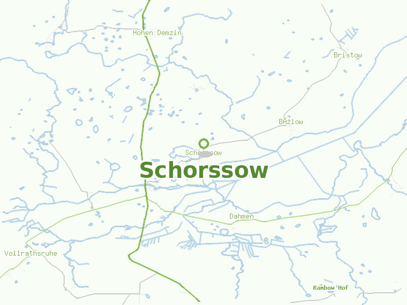 Karte von Schorssow