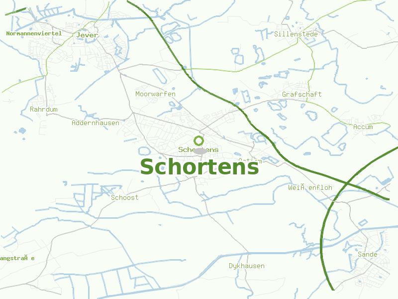 Karte von Schortens