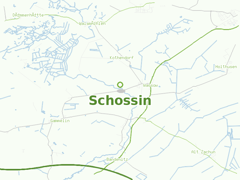 Karte von Schossin