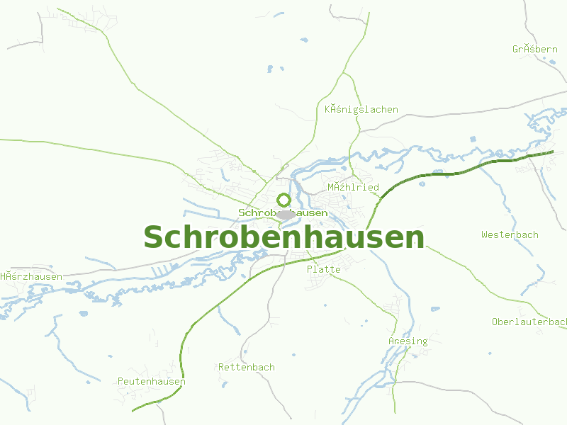 Karte von Schrobenhausen