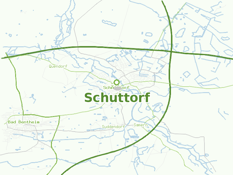Karte von Schuttorf