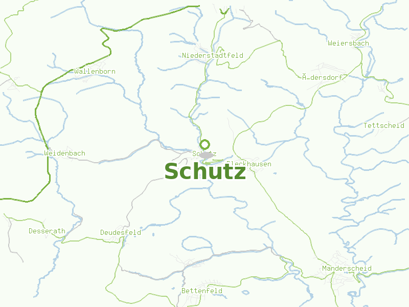 Karte von Schutz