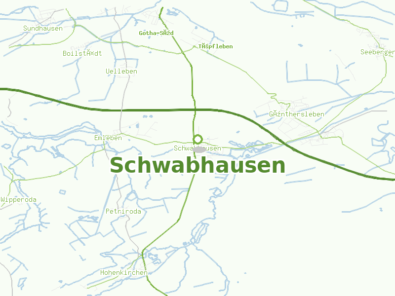 Karte von Schwabhausen