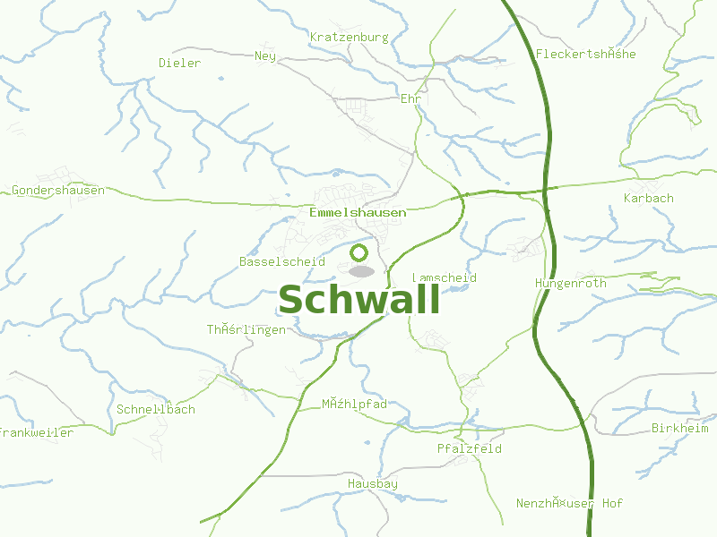 Karte von Schwall