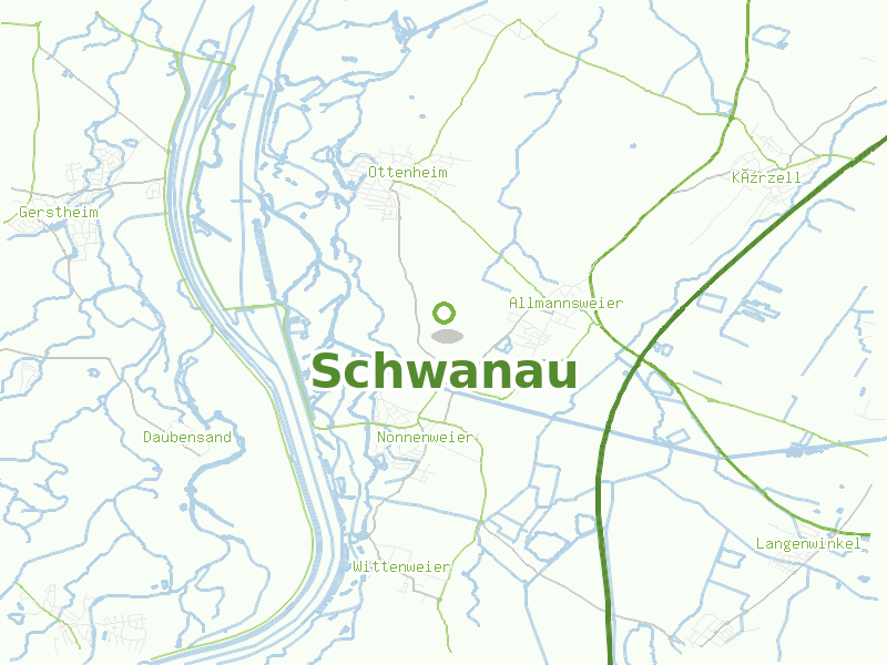 Karte von Schwanau