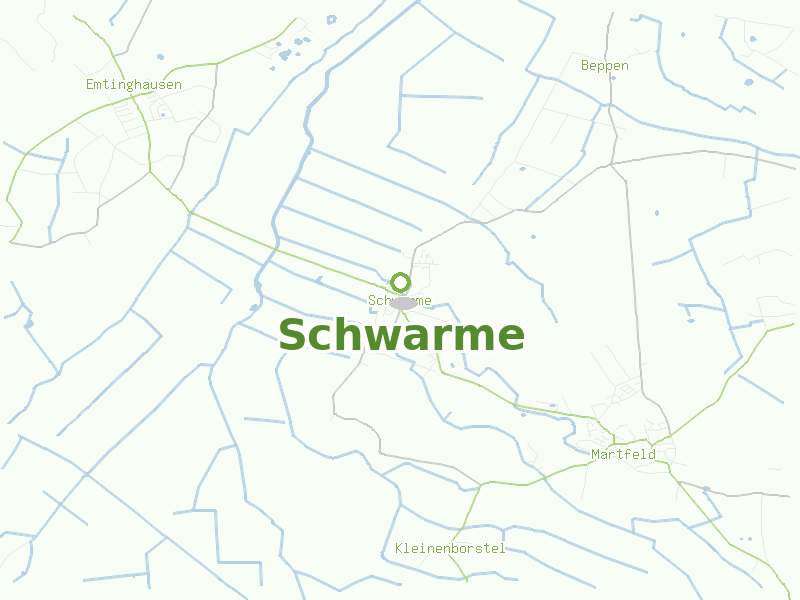 Karte von Schwarme