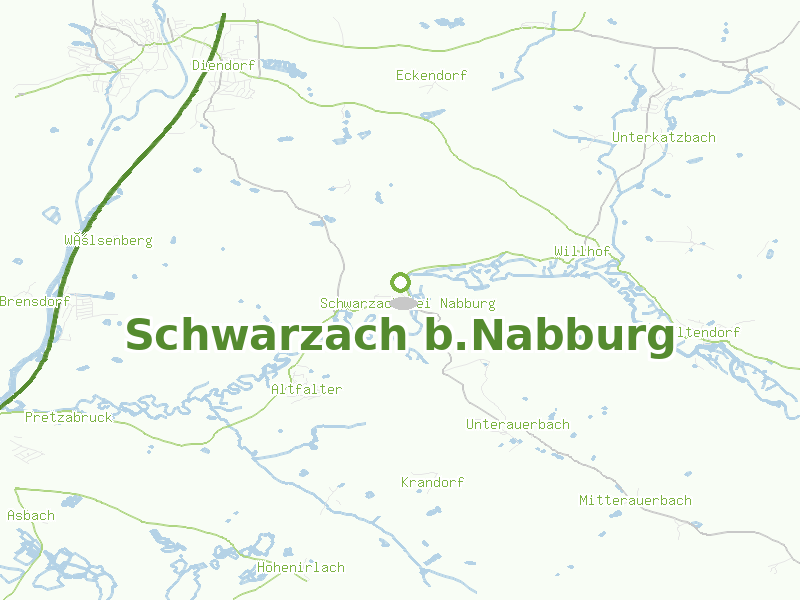Karte von Schwarzach b.Nabburg
