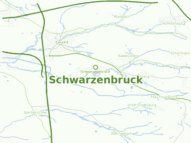 Karte von Schwarzenbruck