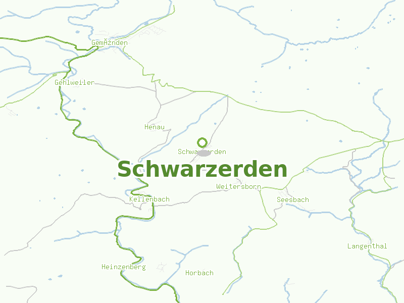 Karte von Schwarzerden