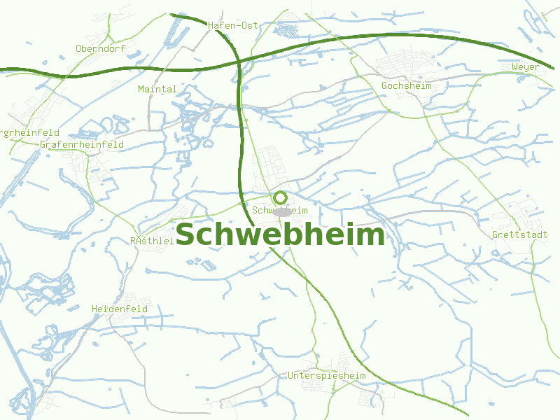 Karte von Schwebheim
