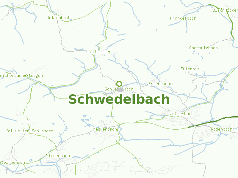 Karte von Schwedelbach