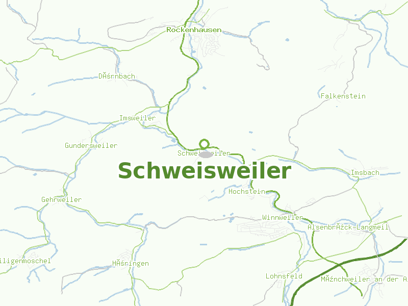 Karte von Schweisweiler