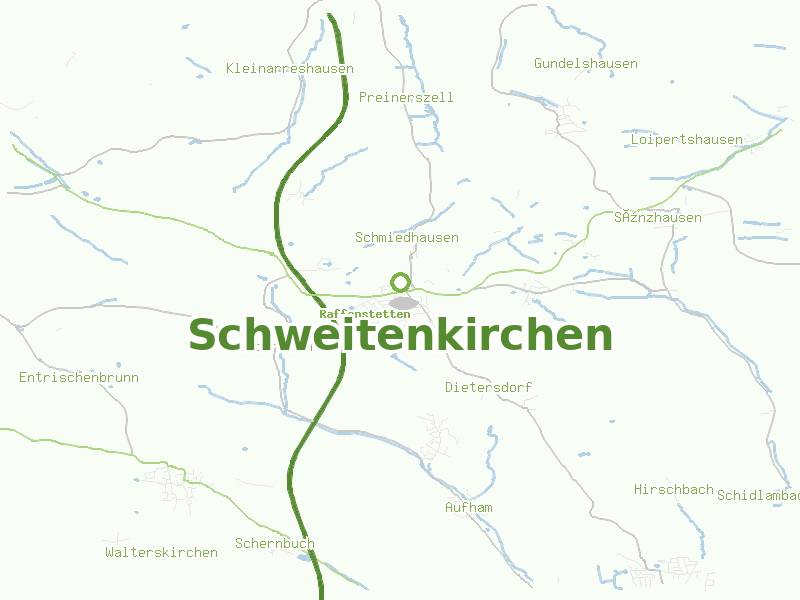 Karte von Schweitenkirchen