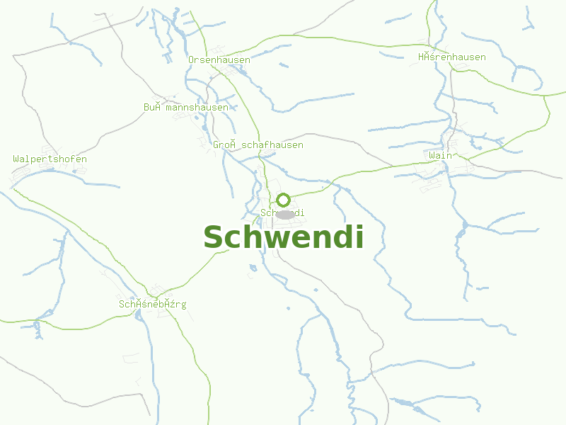 Karte von Schwendi