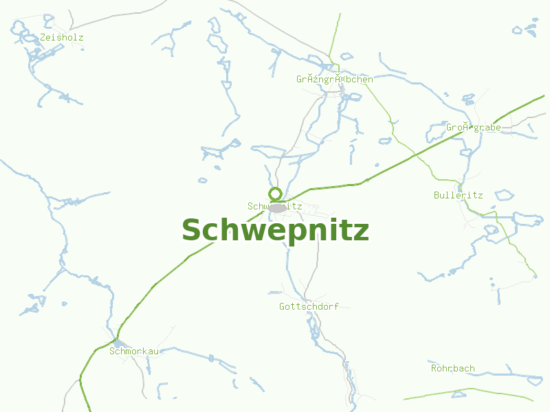 Karte von Schwepnitz