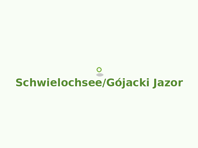 Karte von Schwielochsee/Gójacki Jazor