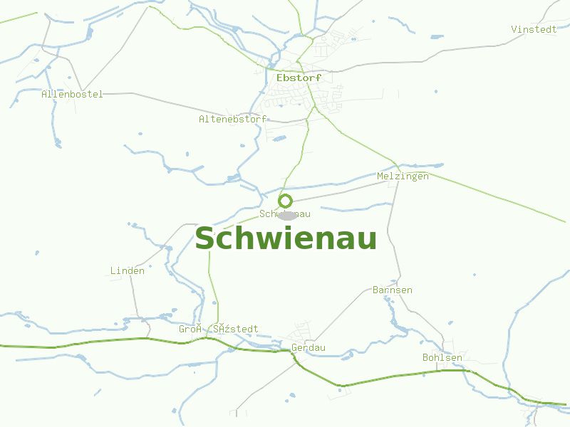 Karte von Schwienau