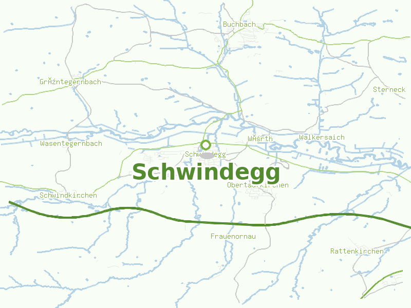 Karte von Schwindegg