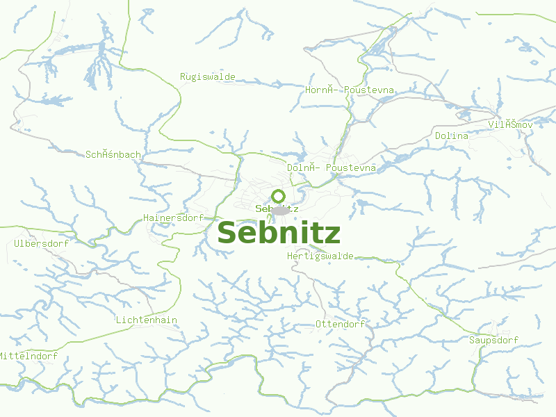 Karte von Sebnitz