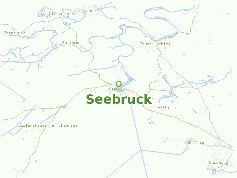 Karte von Seebruck