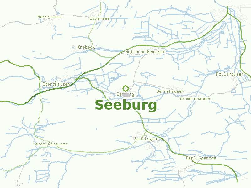 Karte von Seeburg