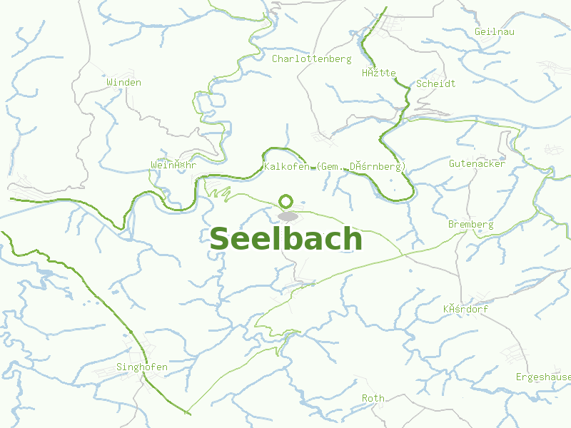 Karte von Seelbach
